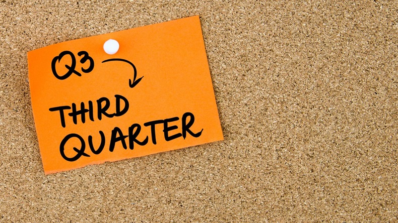Q3 Third Quarter Note Board