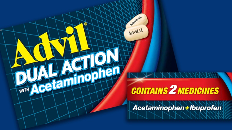 Advil Contains 2 medicines