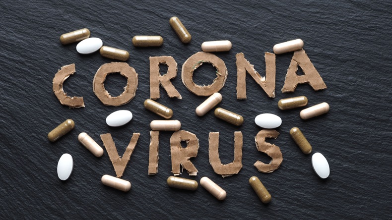 Coronavirus Word Cutouts