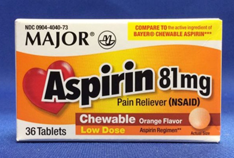 Major Asprin 81 mg chewables