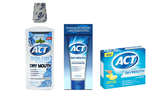 ACT Dry Mouth, Rinse, Paste and Lozenges